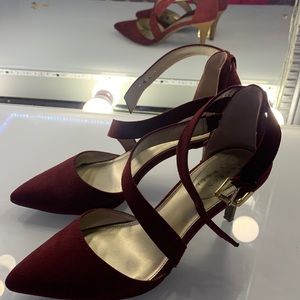 Maroon heels